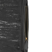 BLACK Pochette foulard Olympia en cuir avec franges