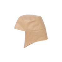COOL BEIGE Bonnet de trappeur en cuir d'agneau