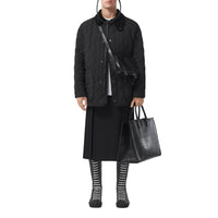 BLACK Kilt en laine grain de poudre