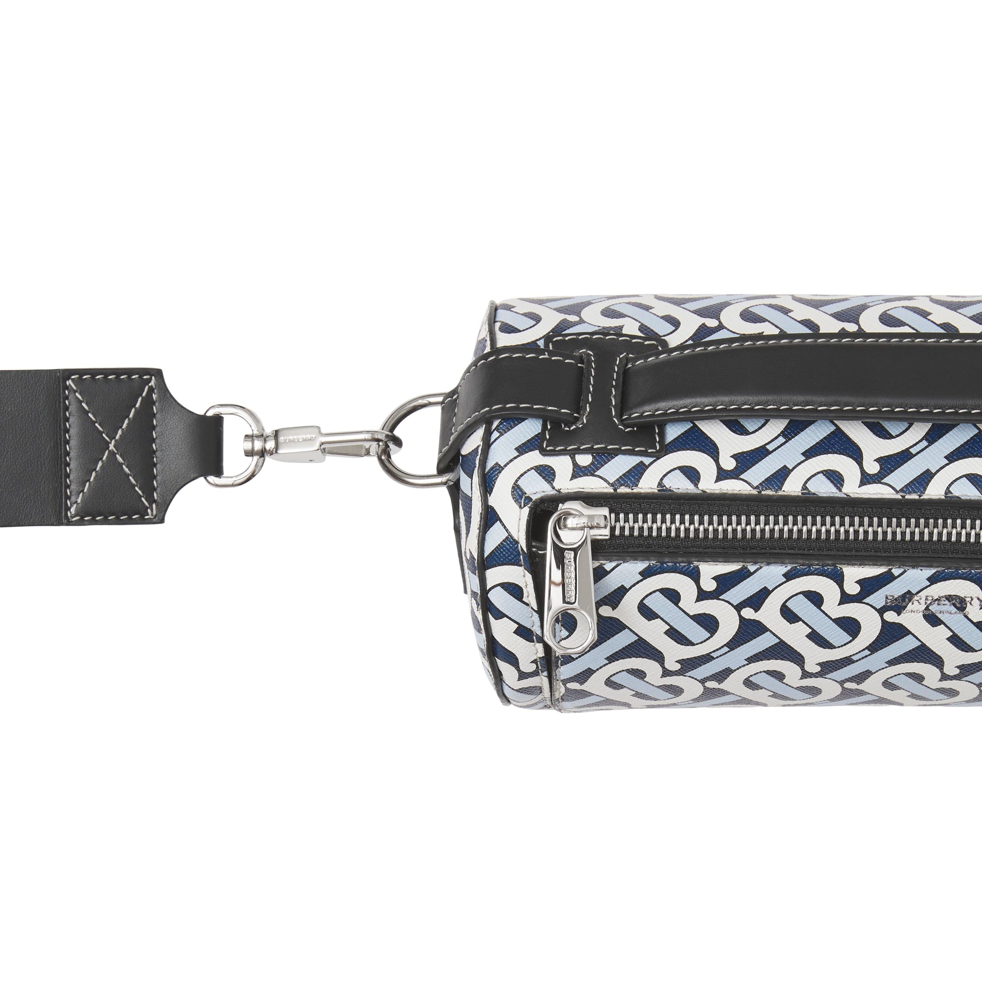 COBALT/WHITE Sac The Barrel en toile écologique Monogram