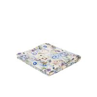 PALE CREAM IP PTTN Couverture pour bébé en laine à imprimé floral