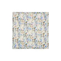 PALE CREAM IP PTTN Couverture pour bébé en laine à imprimé floral