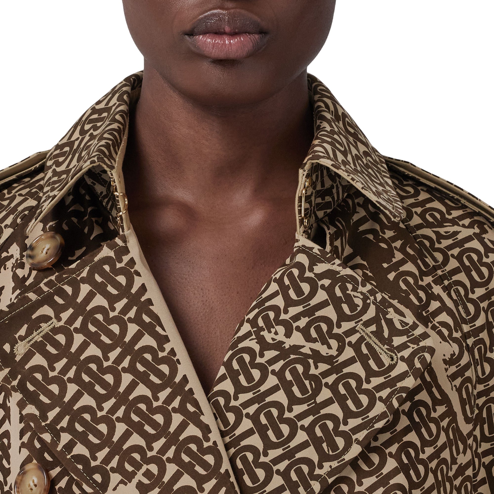 HONEY PFP Trench en coton Monogram