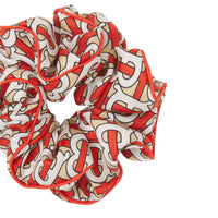 VERMILLION Chouchou en sergé de soie Monogram