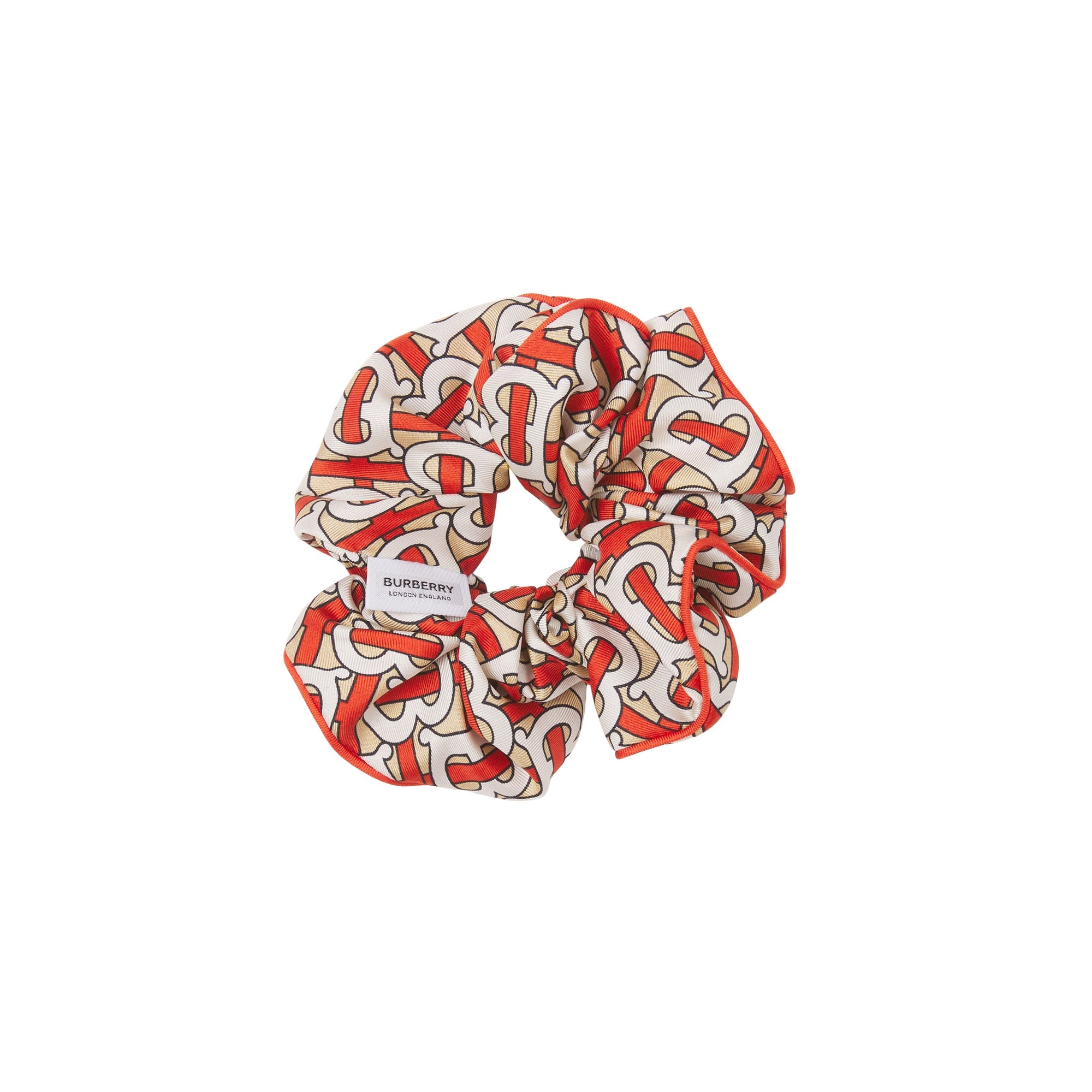 VERMILLION Chouchou en sergé de soie Monogram
