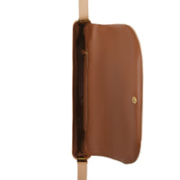 COOL BEIGE Sac Olympia extra-large en cuir d'agneau plongé