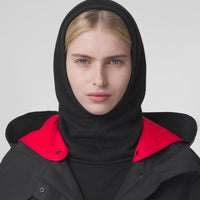 BLACK Cagoule en jersey de coton avec logo