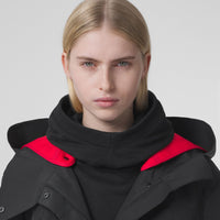 BLACK Cagoule en jersey de coton avec logo