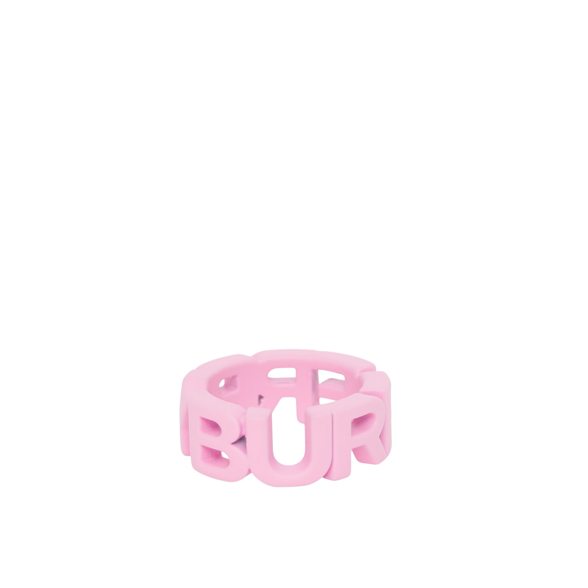 PRIMROSE PINK Bague à logo vernie