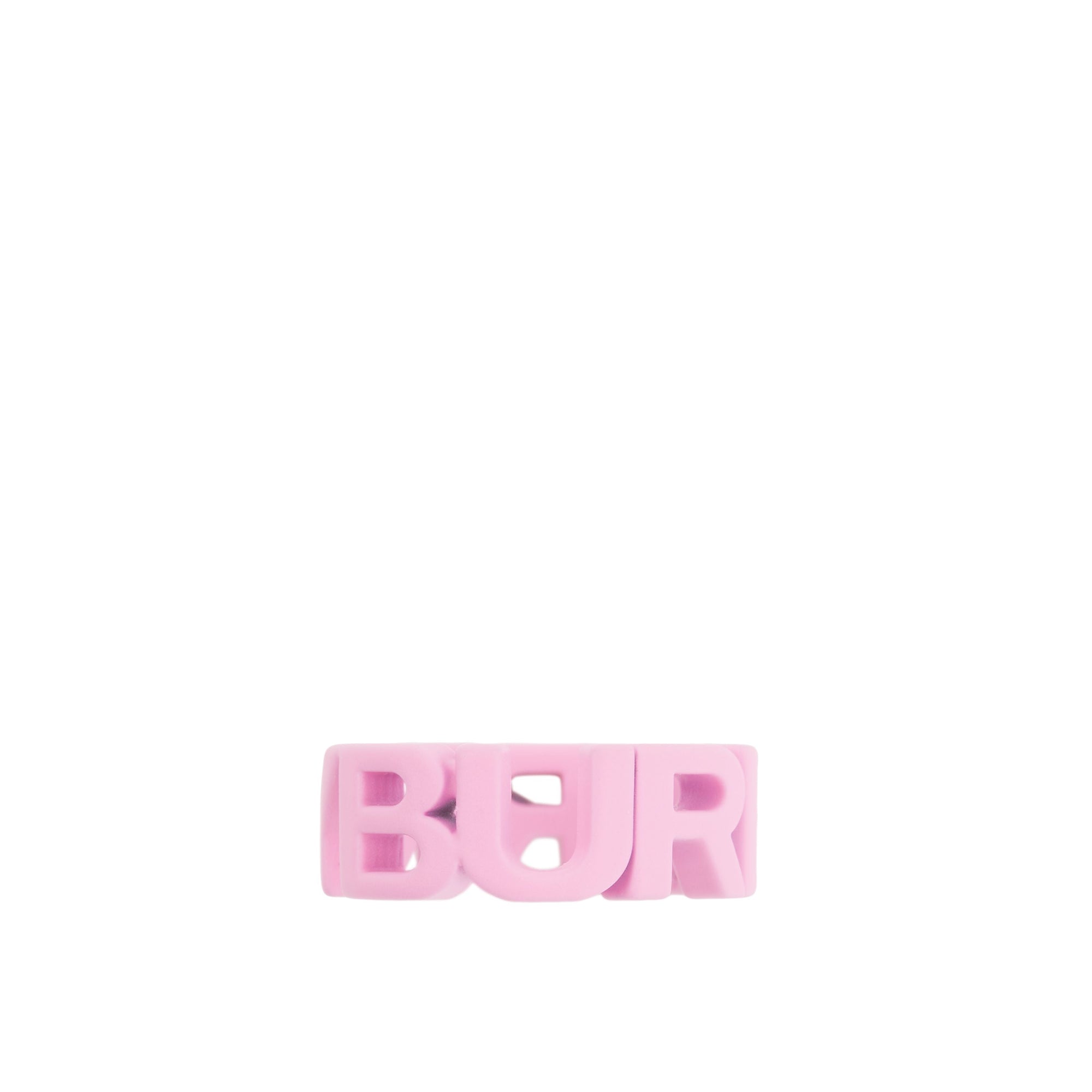 PRIMROSE PINK Bague à logo vernie