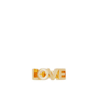 LIGHT GOLD Bague plaquée or avec Love