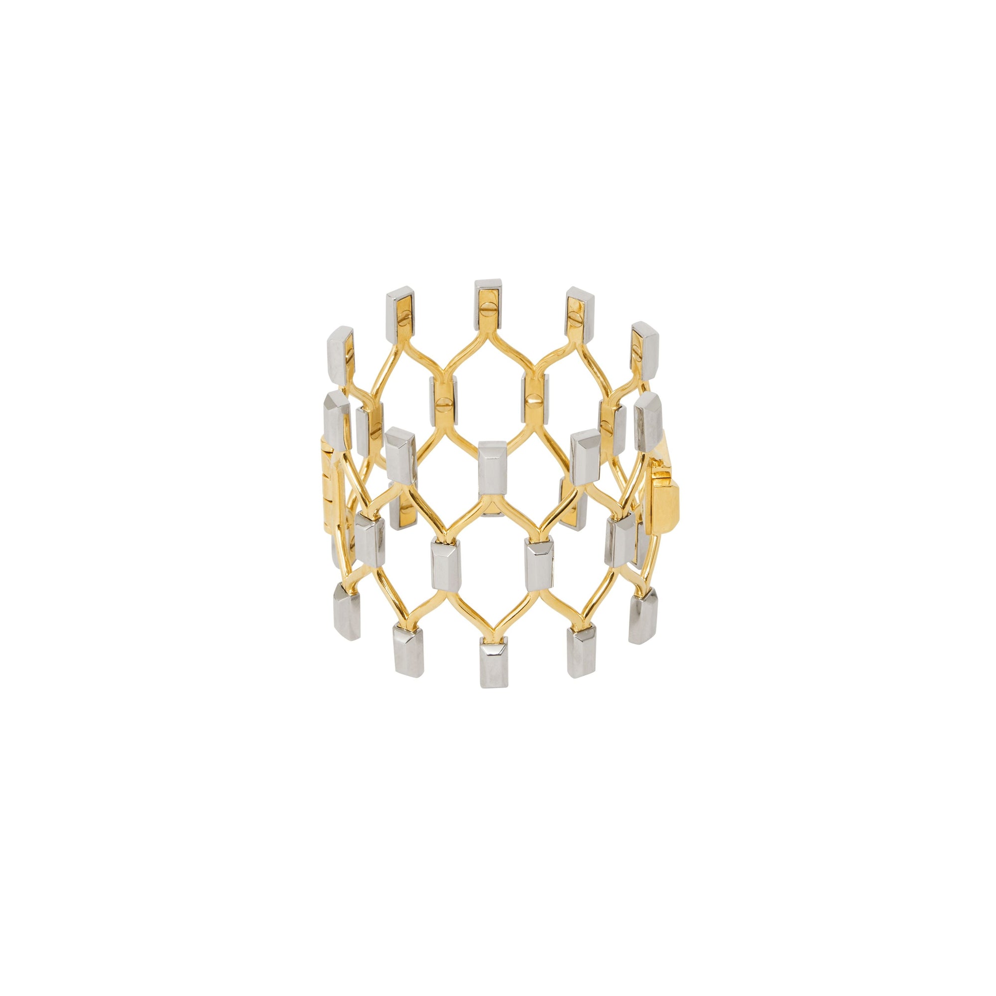 LGOLD-PALLADIO Bracelet filet plaqué or et palladium