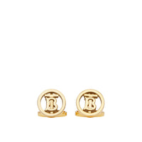 LIGHT GOLD Boutons de manchette Monogram plaqués or