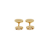 LIGHT GOLD Boutons de manchette Monogram plaqués or