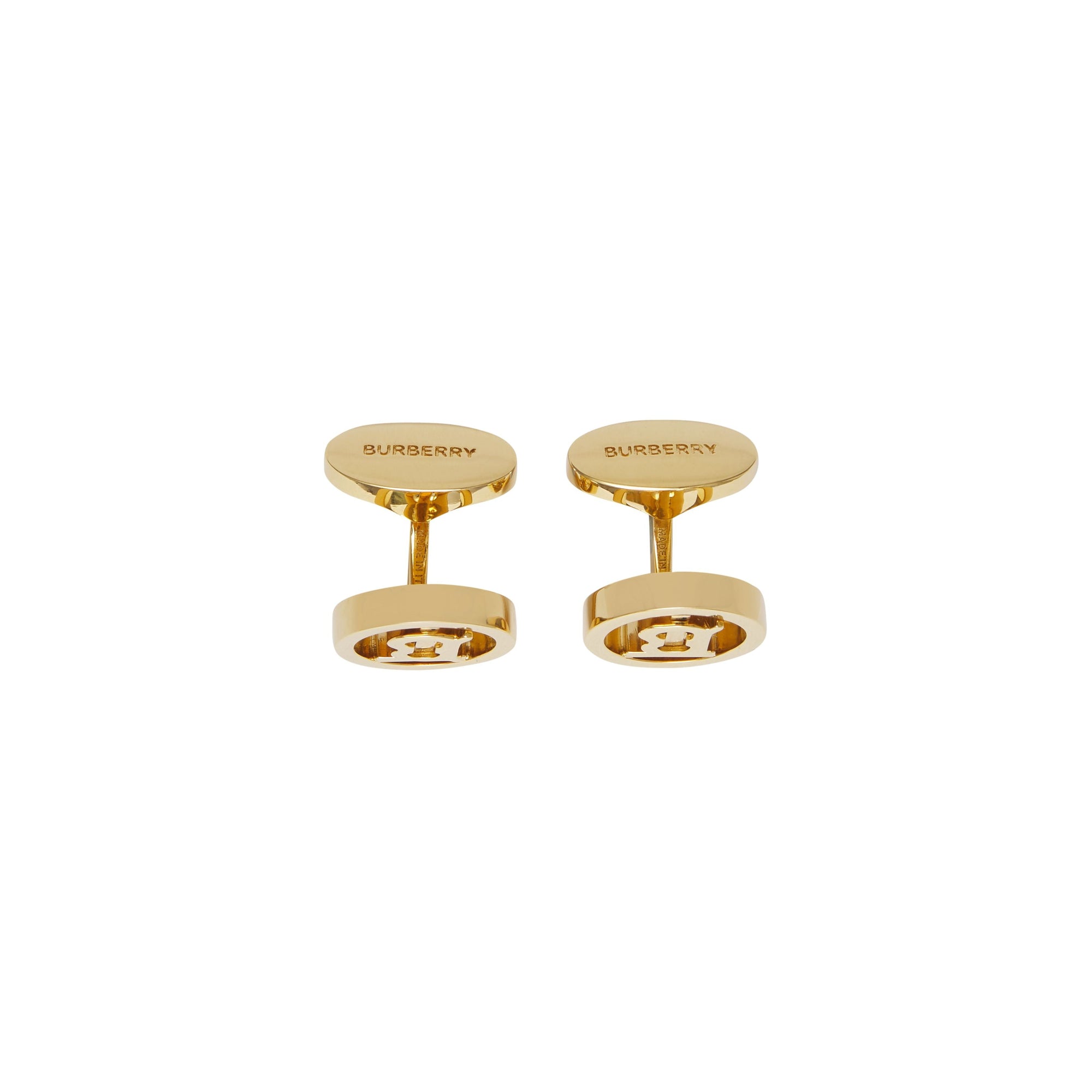 LIGHT GOLD Boutons de manchette Monogram plaqués or