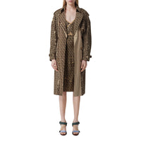 HONEY PFP Robe combinaison en soie Monogram
