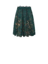 Jupe A.Ferretti en dentelle - Bleu
