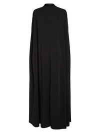 Manteau long A.Ferretti design cape - Noir