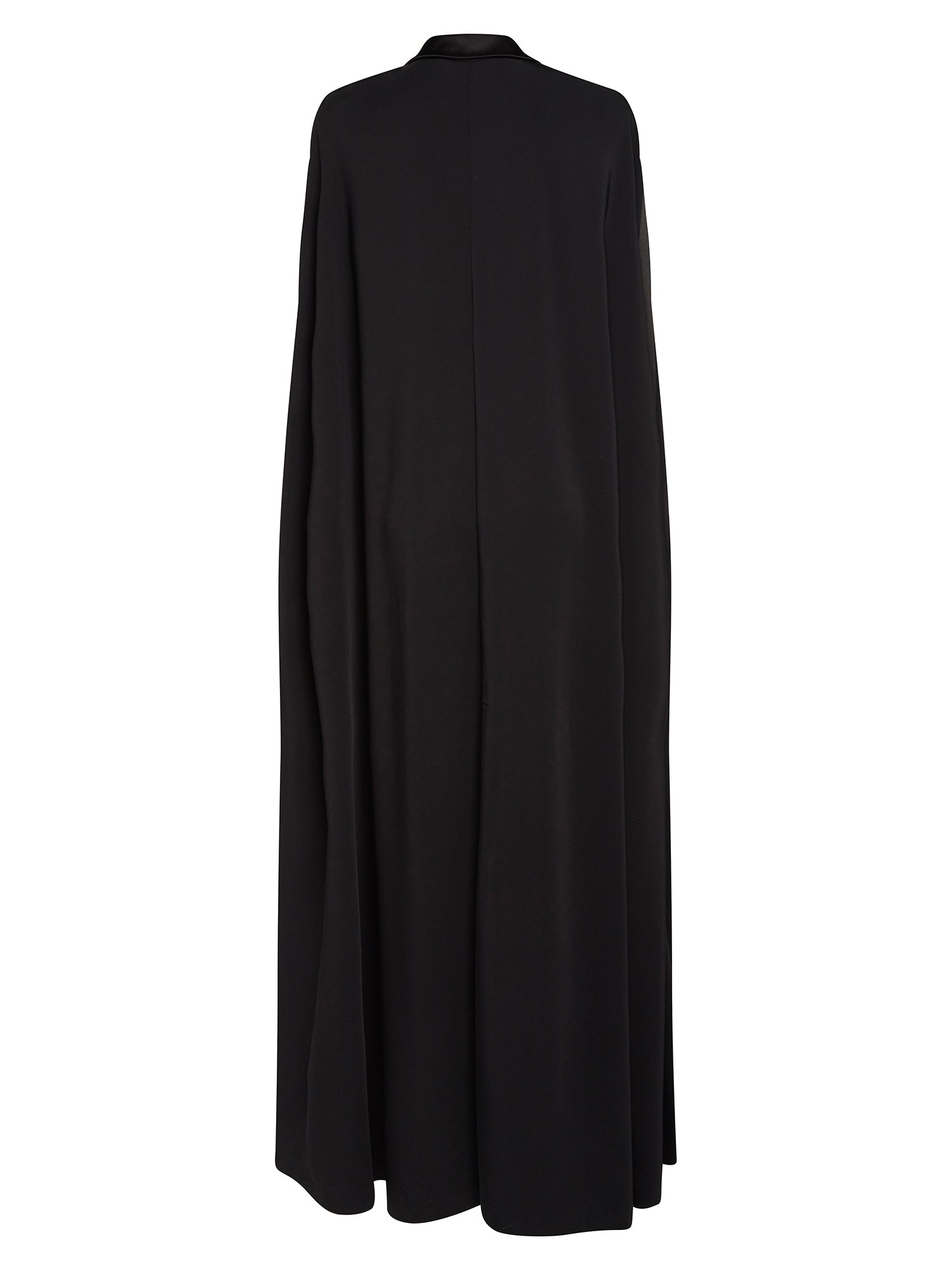Manteau long A.Ferretti design cape - Noir