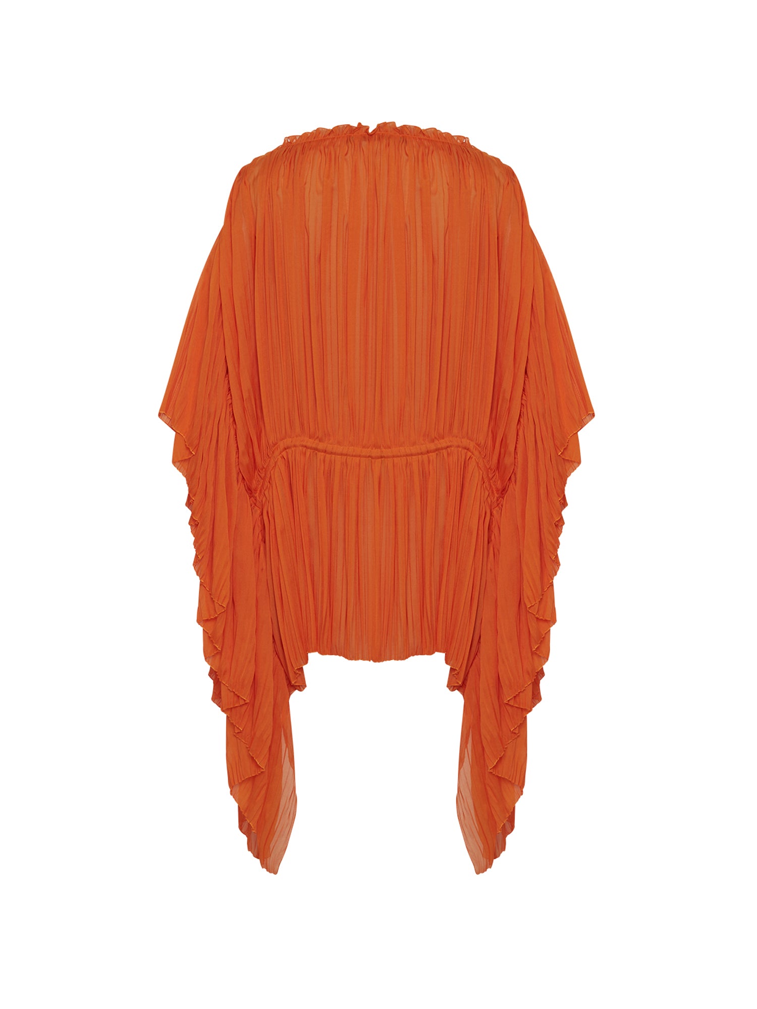 Blouse A.Ferretti plissée - Orange