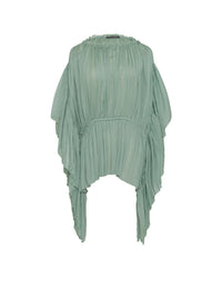Blouse A.Ferretti plissée - Verde