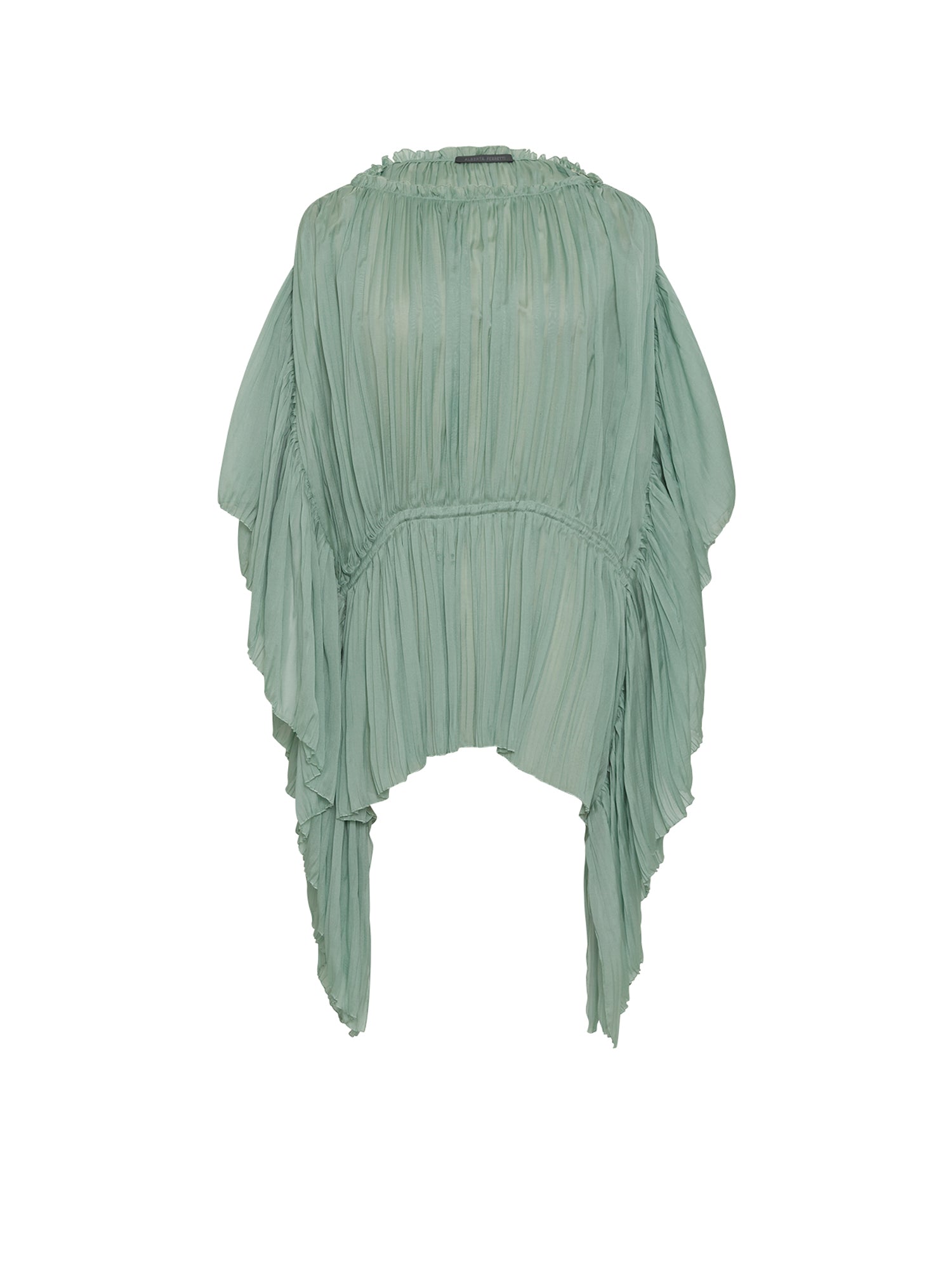 Blouse A.Ferretti plissée - Verde