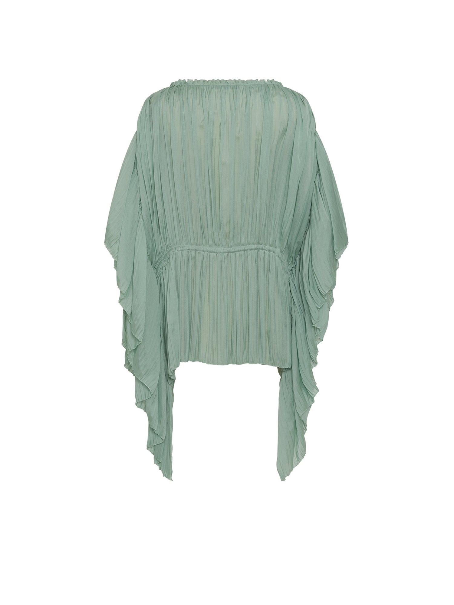 Blouse A.Ferretti plissée - Verde
