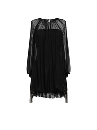 Robe courte A.Ferretti en soie - Noir