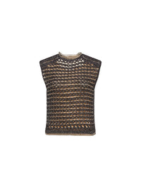 Top A.Ferretti en lurex - Argent