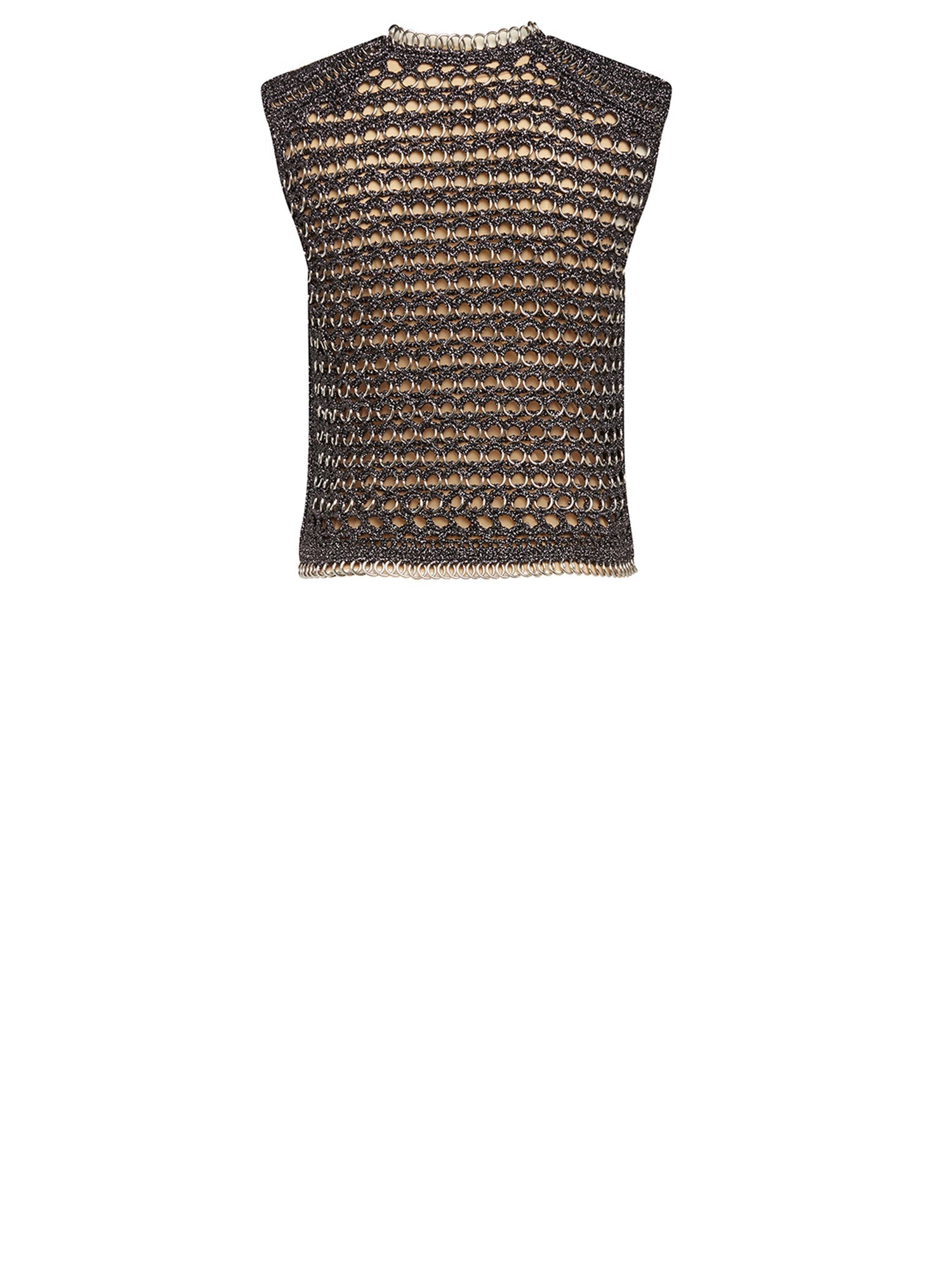 Top A.Ferretti en lurex - Argent