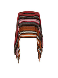 Poncho Missoni en laine - Multicolore