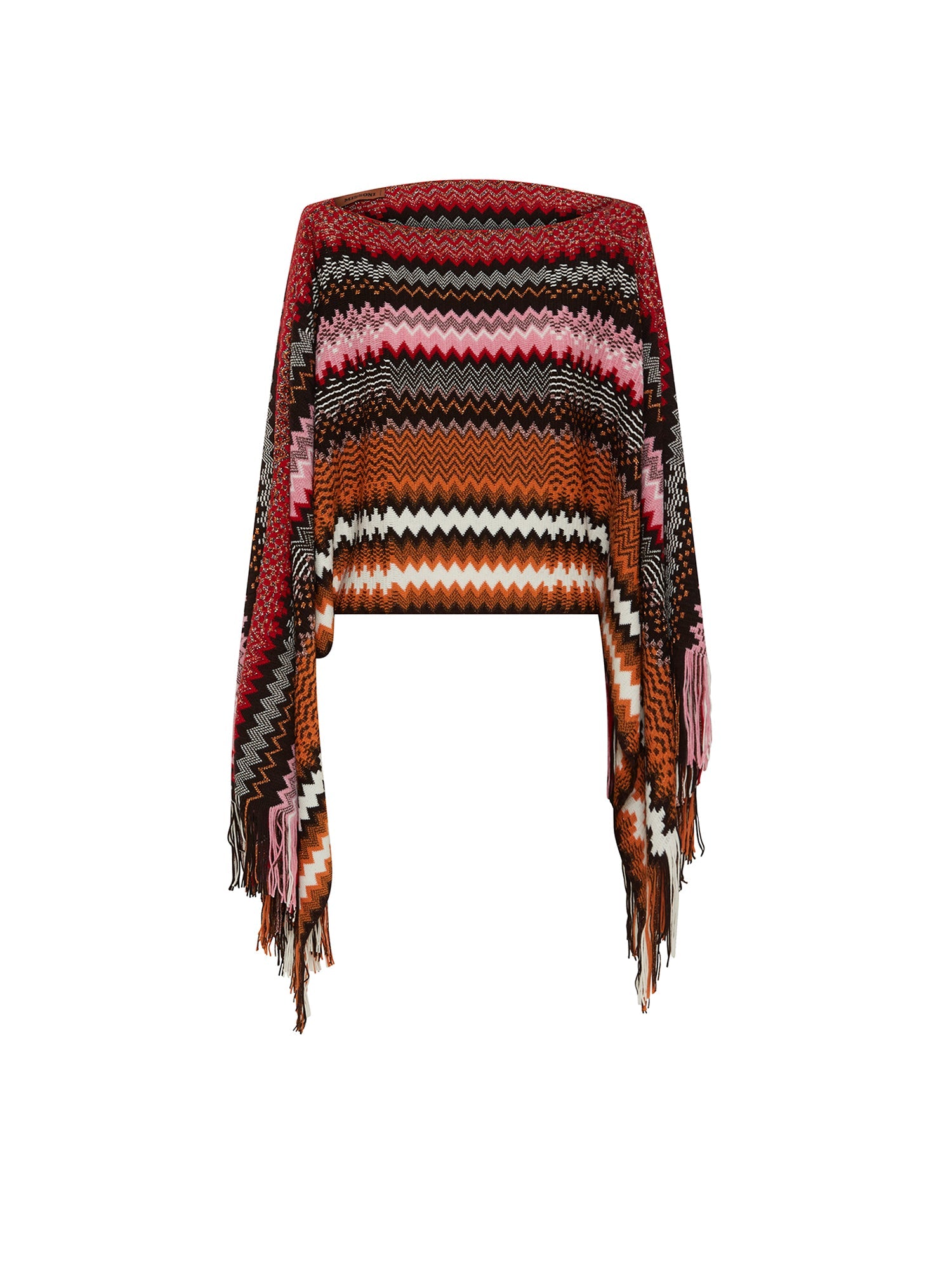 Poncho Missoni en laine - Multicolore