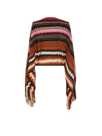 Poncho Missoni en laine - Multicolore