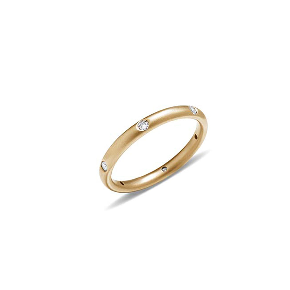 Bague Lucciole en Or Jaune 18K & Diamant Blanc