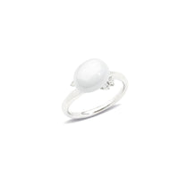 Bague Capri Ceramica en Or Blanc 18K & Diamant Blanc et Céramique