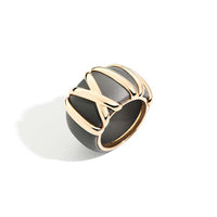 Bague Titanio en Or Rose 18K & Titane