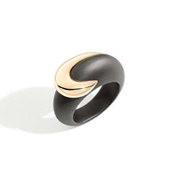 Bague Titanio en Or Rose 18K & Titane