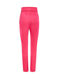 Pantalon E.Franchi ceinturé - Rose