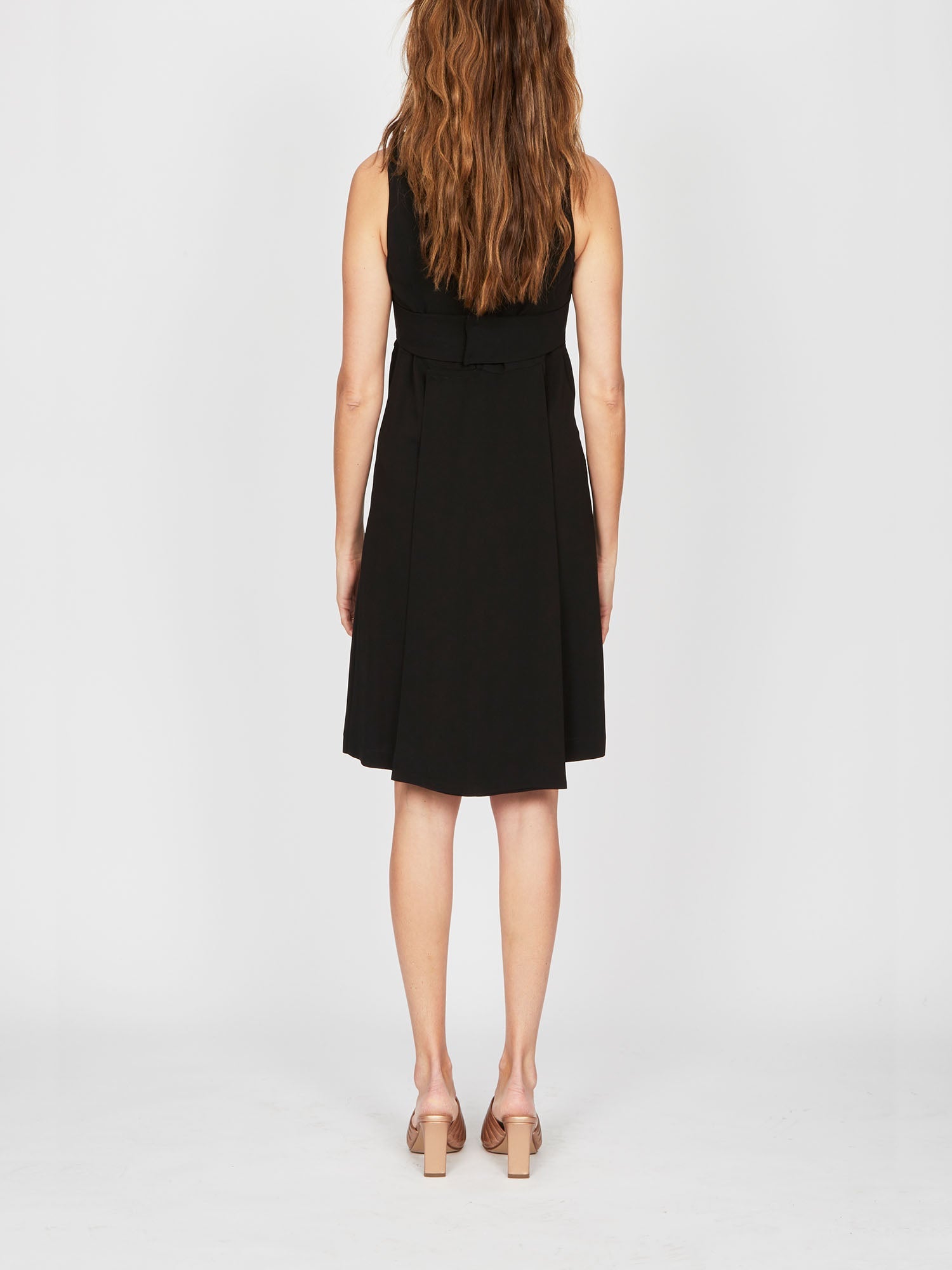 Robe courte E.Franchi bustier scintillant - Noir