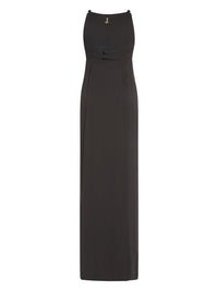 Robe longue E.Franchi bustier scintillant - Noir