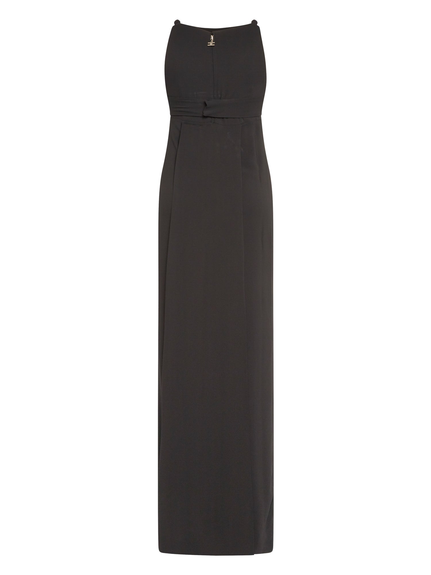 Robe longue E.Franchi bustier scintillant - Noir