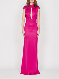 Robe longue E.Franchi dos nu - Rose