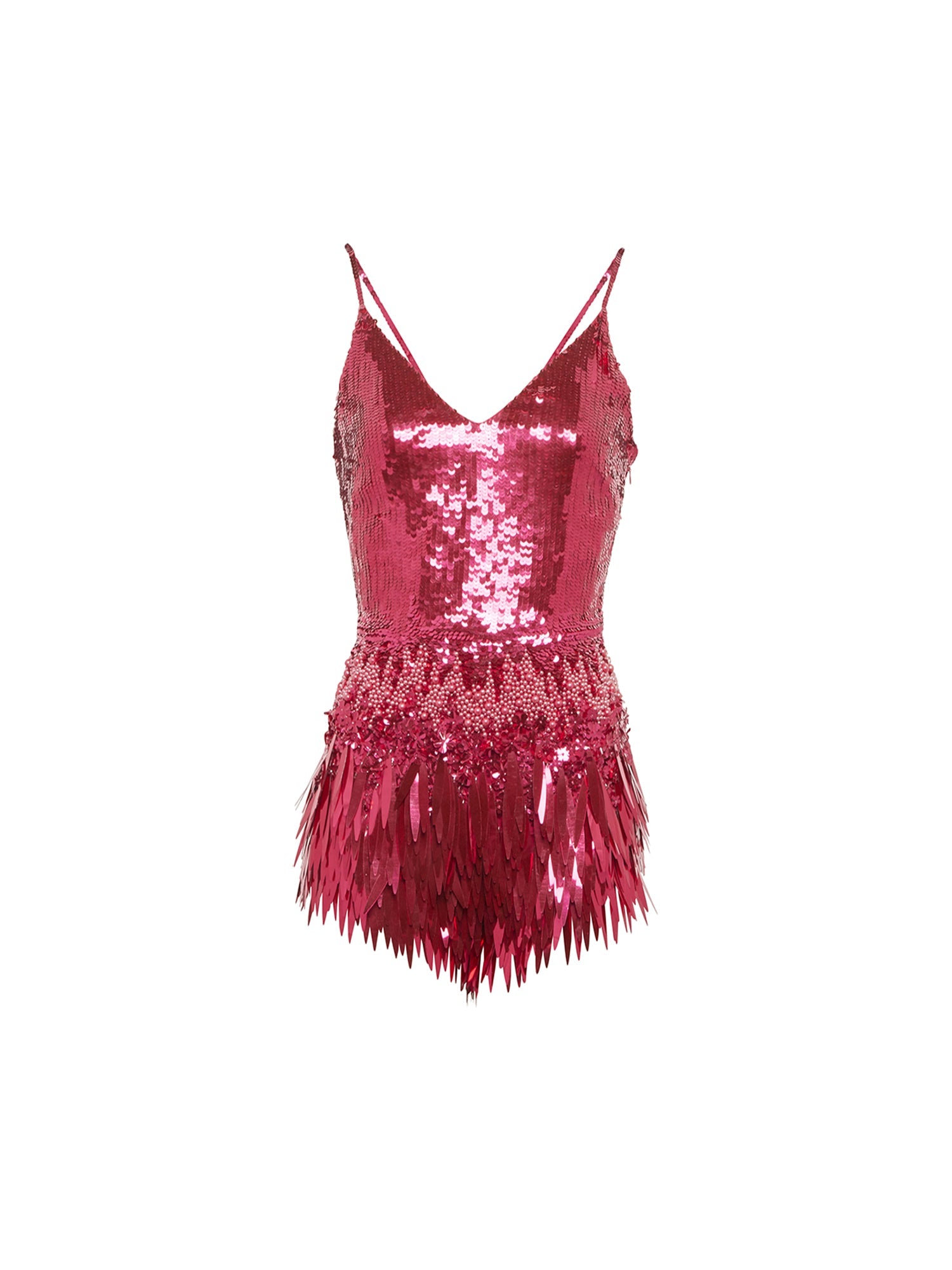 Combi-short E.Franchi en sequins - Rose