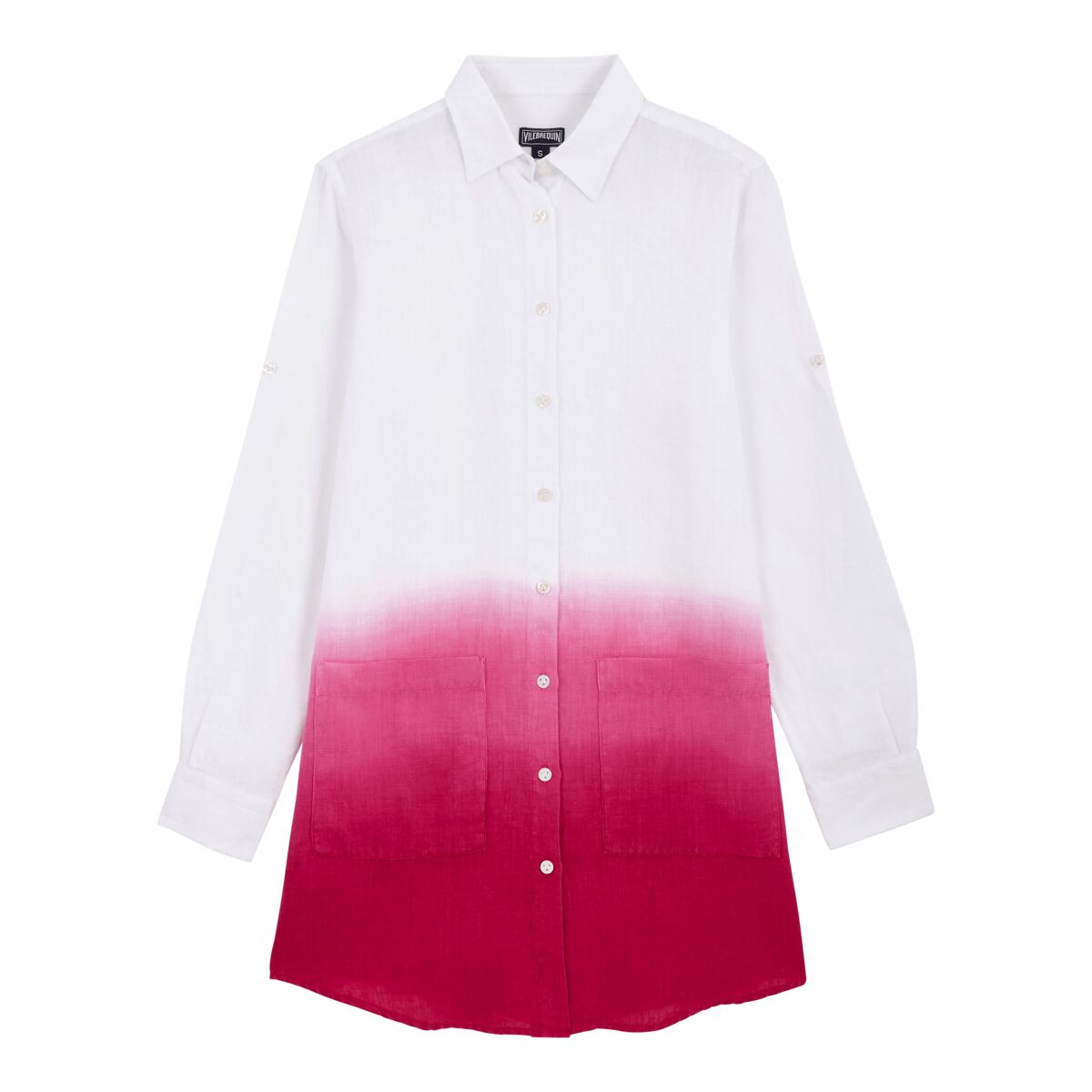 GROSEILLE ROBE CHEMISE FONTAINE FEMME