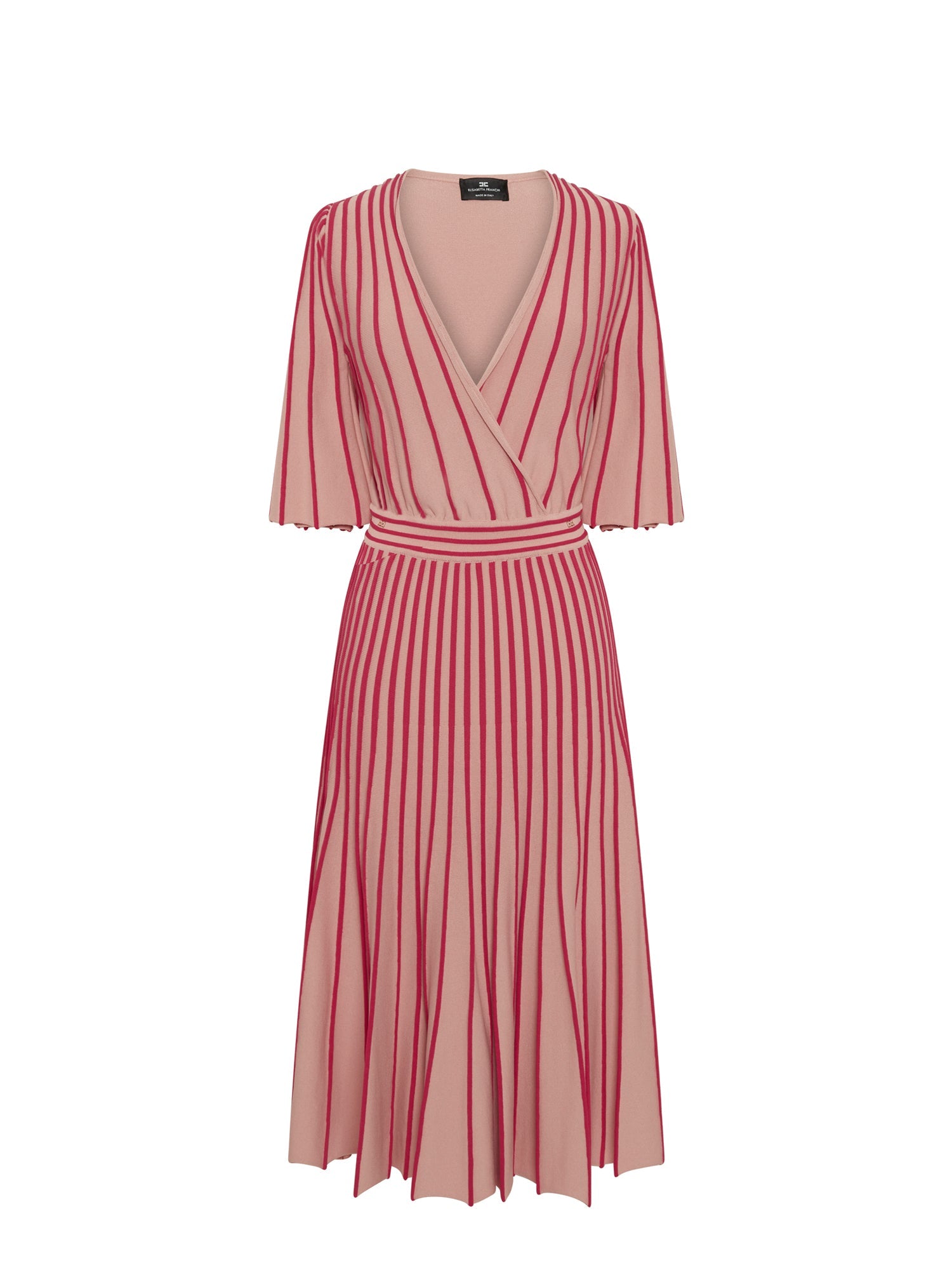 Robe E.Franchi plissée - Rose