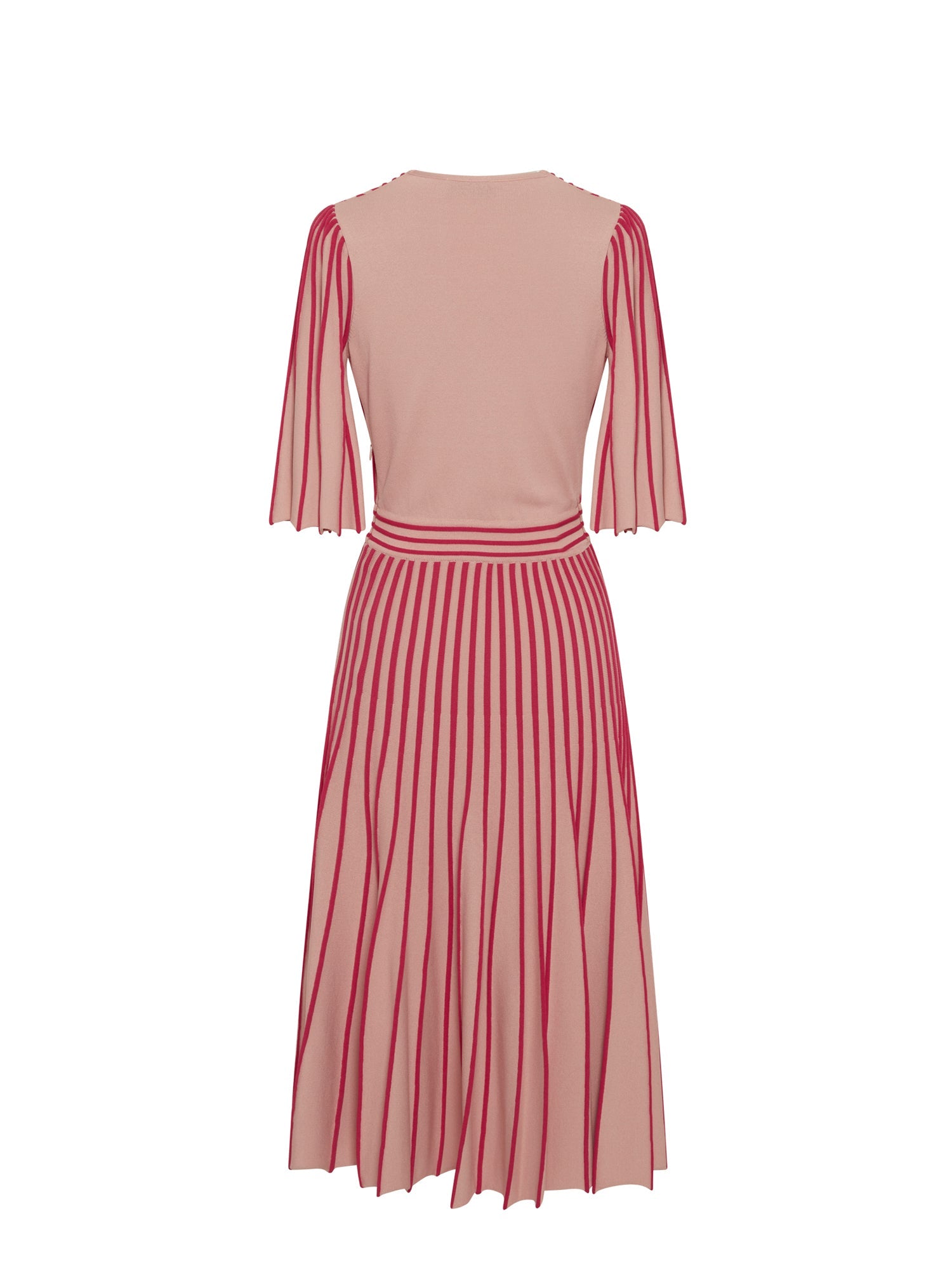 Robe E.Franchi plissée - Rose