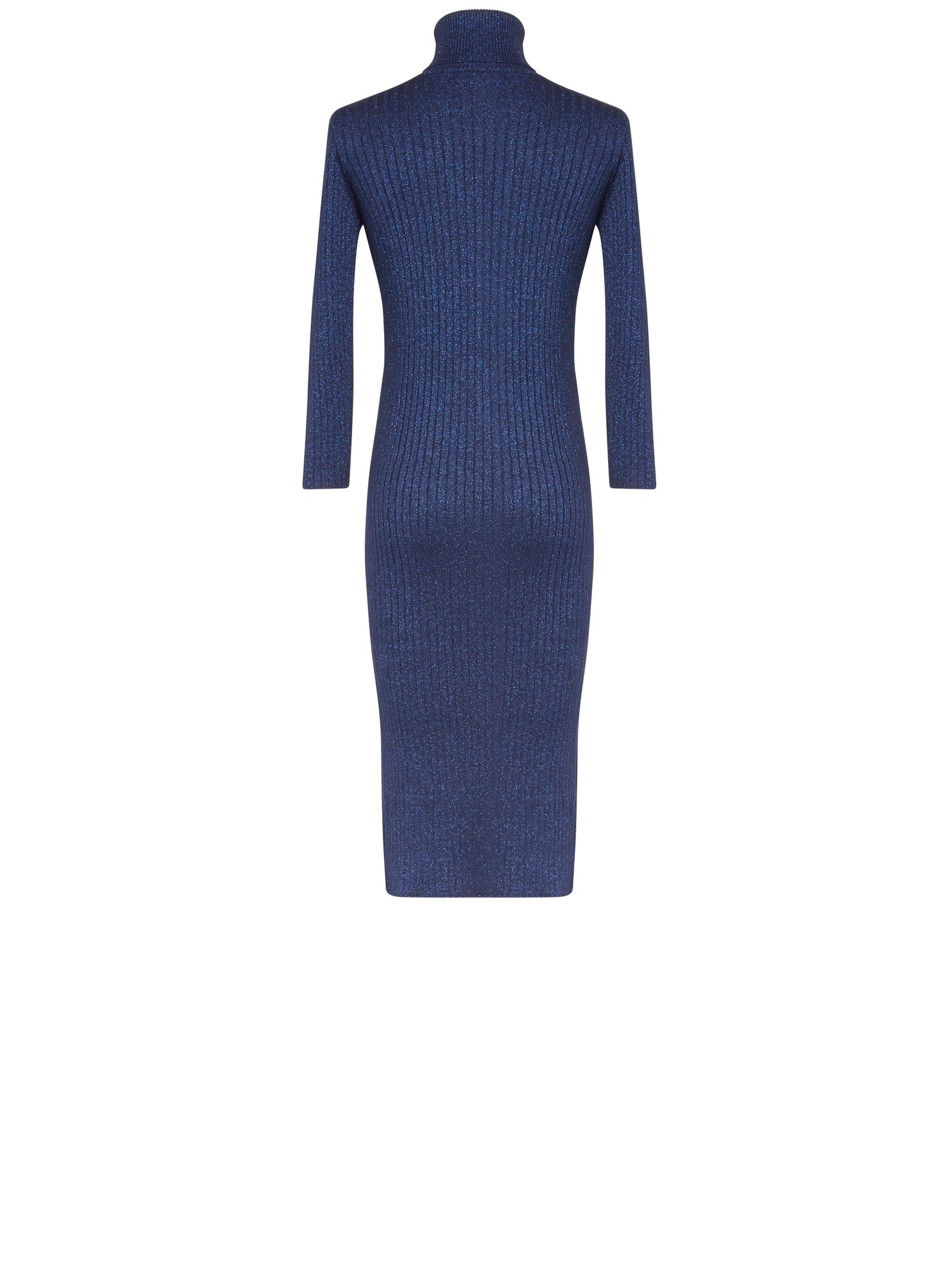 Robe E.Franchi col roulé - Bleu