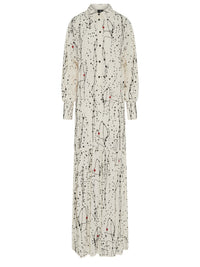 Robe chemise E.Franchi étoilée - Blanc