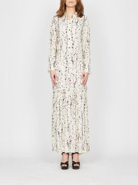 Robe chemise E.Franchi étoilée - Blanc