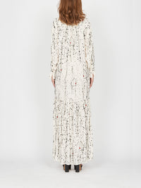 Robe chemise E.Franchi étoilée - Blanc